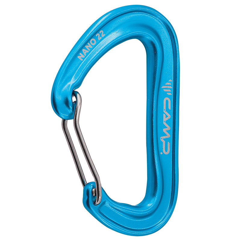 CAMP Nano 22 light blue karabiner